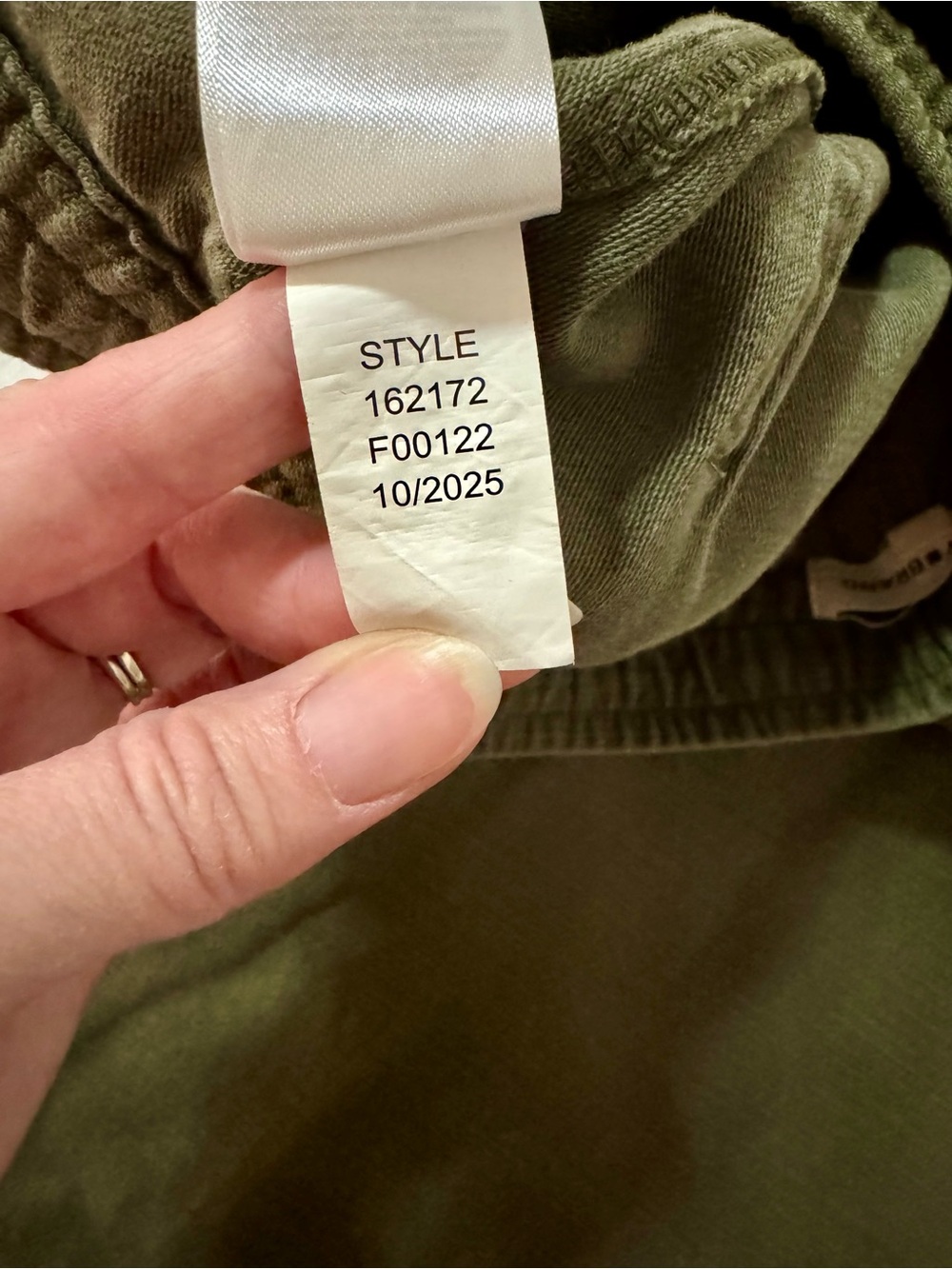 Lucky Brand Wide-Leg Utility Pants - Olive Green - Women’s Large - Picture 8 of 12